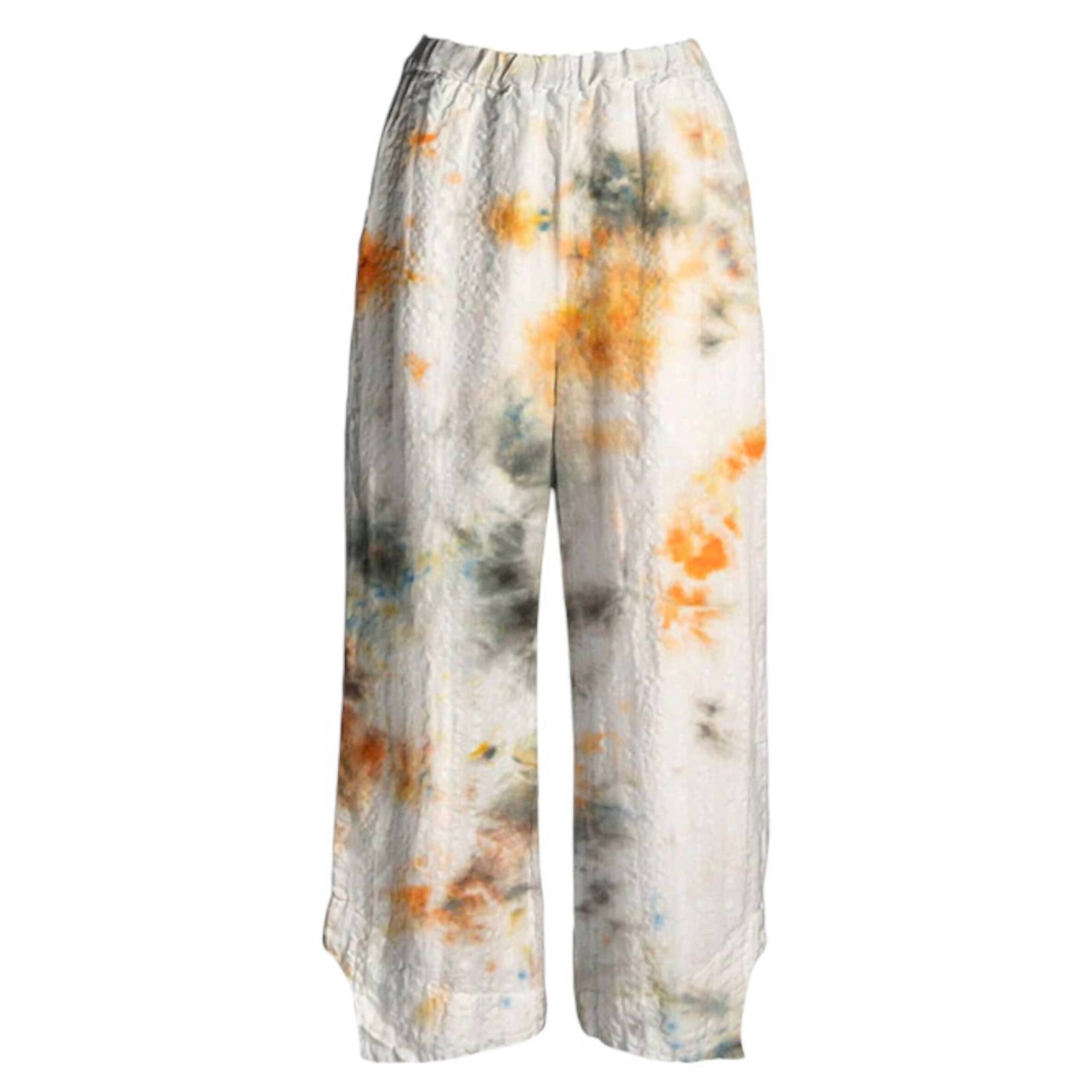 New Cynthia Ashby Women's Milo Linen Pants In Fresco